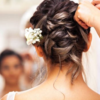 Beautiful Bride Getting Ready for the happiest day of her life.